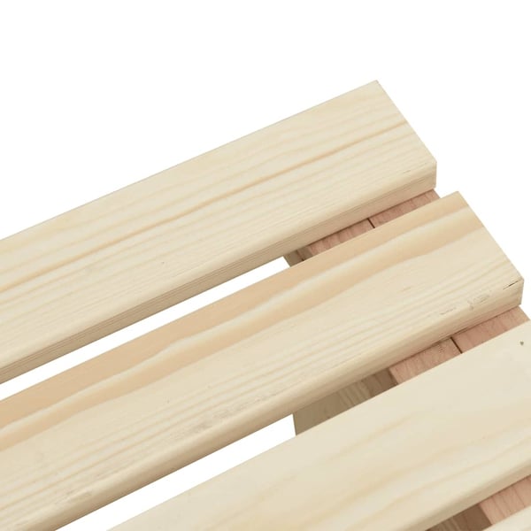 vidaXL Hagebenk 115 cm heltre gran