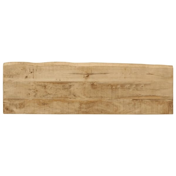 vidaXL Konsollbord med naturlig kant 105x33x76 cm heltre akasie