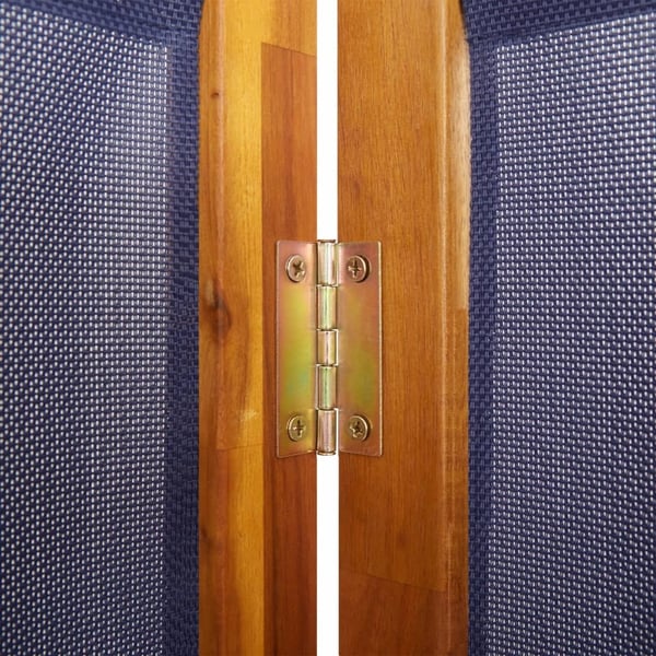 vidaXL 4-panels rumdeler 280 x 180 cm mørkeblå