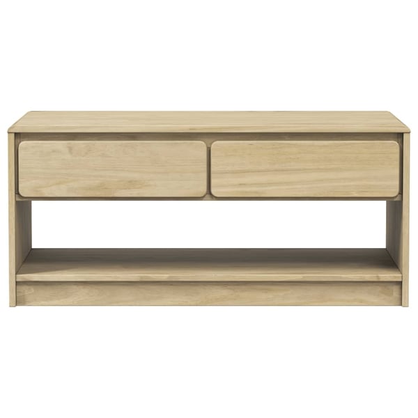 vidaXL Salongbord SAUDA eik 99x55x45 cm heltre furu