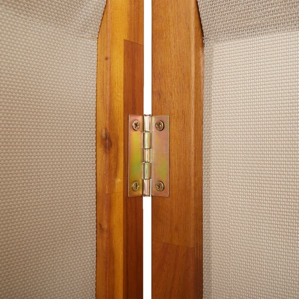 vidaXL 6-panels rumdeler 420 x 180 cm gråbrun