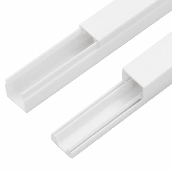 vidaXL kabelkanaler 30x15 mm 10 m PVC
