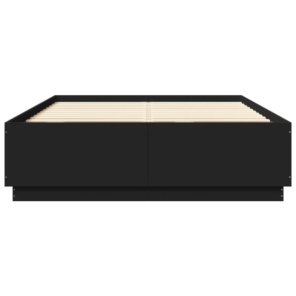 vidaXL Sengeramme svart 150x200 cm konstruert tre