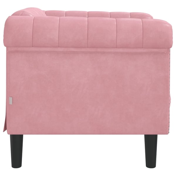 vidaXL sofastol velour lyserød