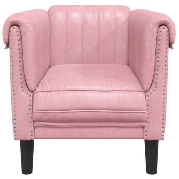 vidaXL sofastol velour lyserød