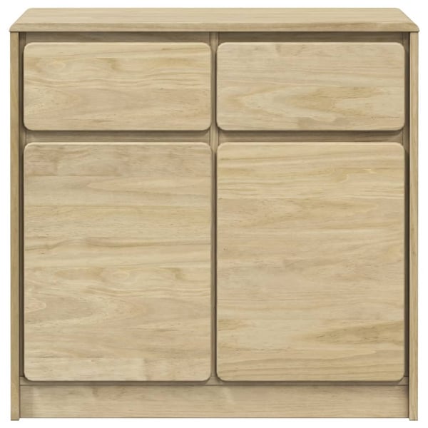 vidaXL Skjenk SAUDA eik 80x43x75,5 cm heltre furu