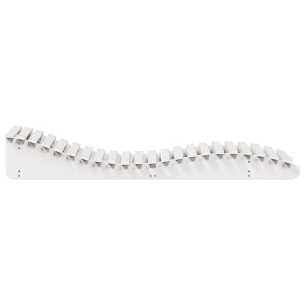 vidaXL liggestol 205x70x31,5 cm massivt fyrretræ hvid