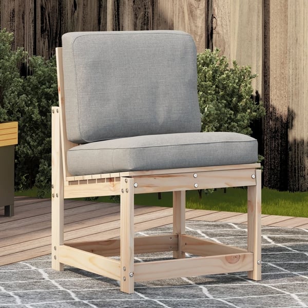 vidaXL Hagestol 50,5x55x77 cm heltre furu