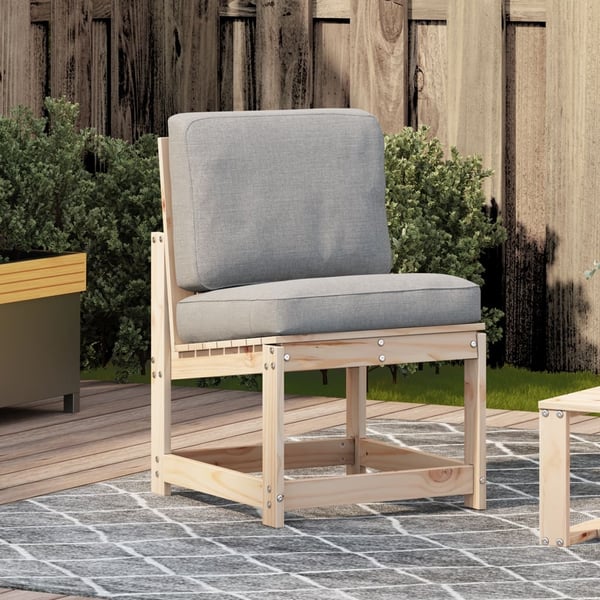 vidaXL Hagestol 50,5x55x77 cm heltre furu