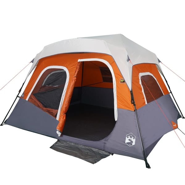 vidaXL Perheteltta LED-valolla 6 henkilölle harm./orans. pikavapautus
