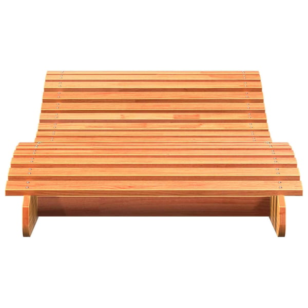 vidaXL liggestol 205x80x31,5 cm massivt fyrretræ gyldenbrun
