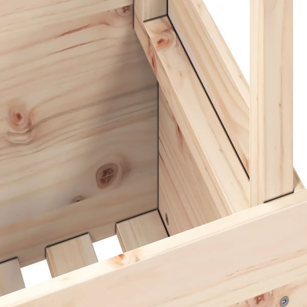 vidaXL Hagebord 100x50x75 cm heltre furu
