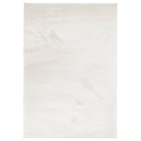 vidaXL gulvtæppe OVIEDO 140x200 cm kort luv beige