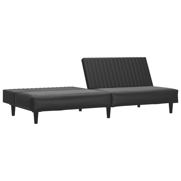 vidaXL 2-personers sovesofa kunstlæder brun