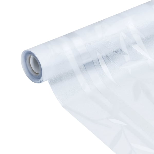 vidaXL Fönsterfilmer 2 st frostat bambumönster PVC