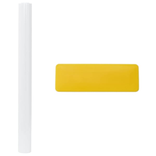 vidaXL vinduesfolier 5 stk. matteret PVC transparent hvid
