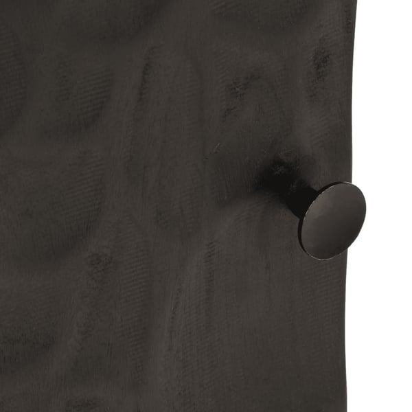 vidaXL sengebord 40x30x50 cm massivt mangotræ og jern sort