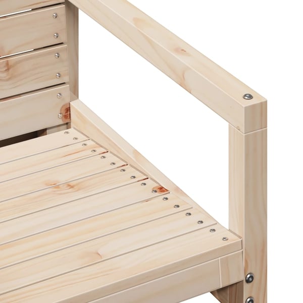 vidaXL Hagestol 57,5x63x76 cm heltre furu