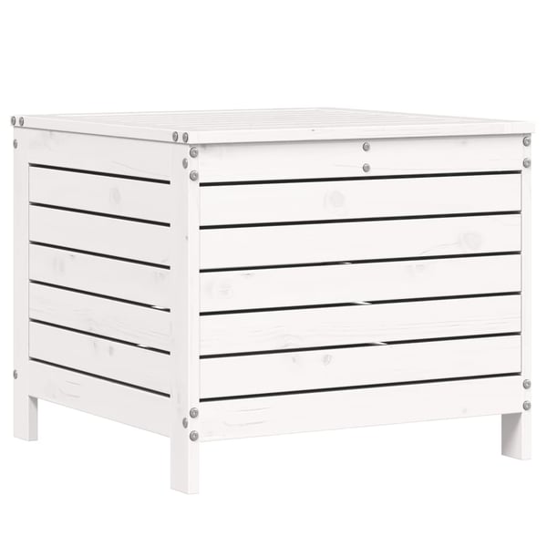 vidaXL Ulkorahi valkoinen 62x63,5x53,5 cm täysi mänty