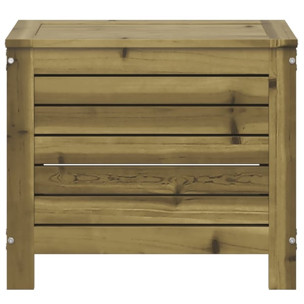 vidaXL Hagefotskammel 62x31,5x52 cm impregnert furu
