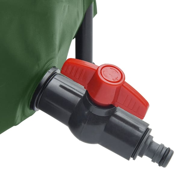 vidaXL Vanntank med kran sammenleggbar 380 L PVC