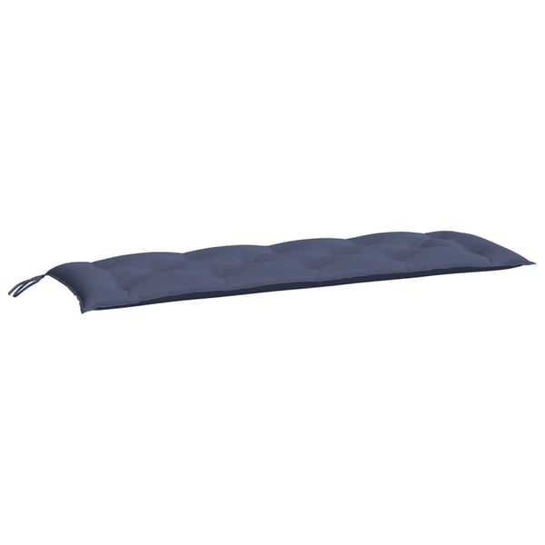 vidaXL hynder til havebænk 2 stk. 150x50x7 cm oxfordstof marineblå