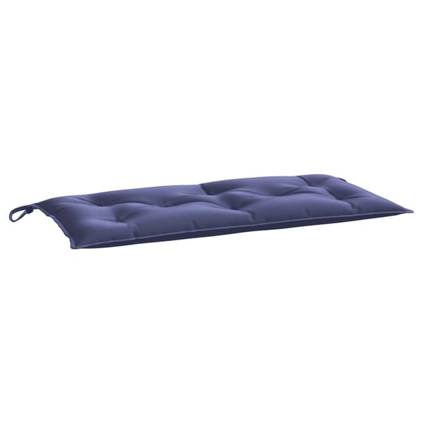vidaXL hynder til havebænk 2 stk. 100x50x7 cm oxfordstof marineblå