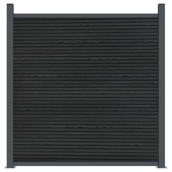 vidaXL Staketpanel grå 1045x186 cm WPC