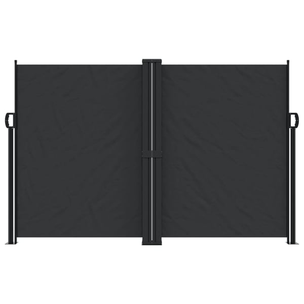 vidaXL sammenrullelig sidemarkise 160 x 600 cm sort