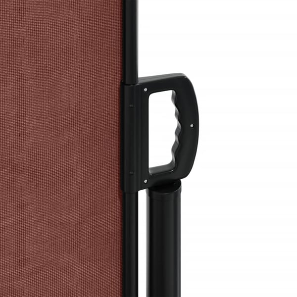 vidaXL Uttrekkbar sidemarkise 120x600 cm brun