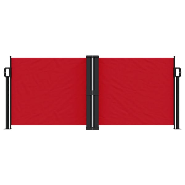 vidaXL Uttrekkbar sidemarkise 100x600 cm rød