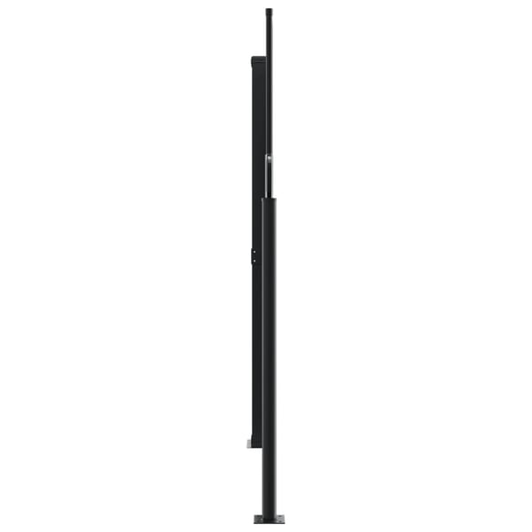 vidaXL Infällbar sidomarkis röd 160x600 cm