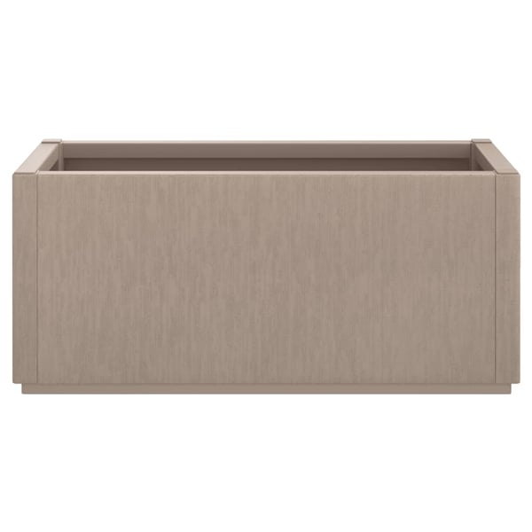 vidaXL Plantekasse lysebrun 80x36x35 cm PP