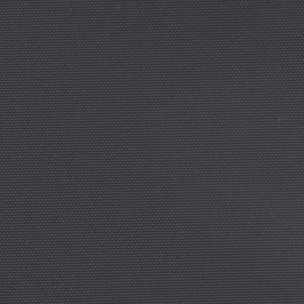 vidaXL Uttrekkbar sidemarkise 200x600 cm svart