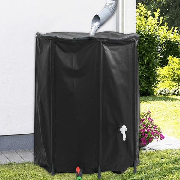 vidaXL vandtank med hane sammenfoldelig 750 l PVC