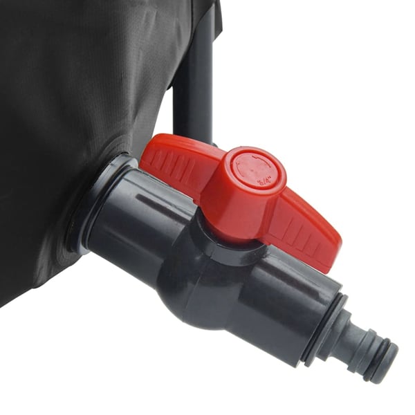 vidaXL Vanntank med kran sammenleggbar 500 L PVC