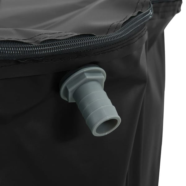 vidaXL Vanntank med kran sammenleggbar 1000 L PVC