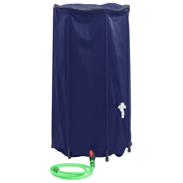 vidaXL vandtank med hane sammenfoldelig 100 l PVC