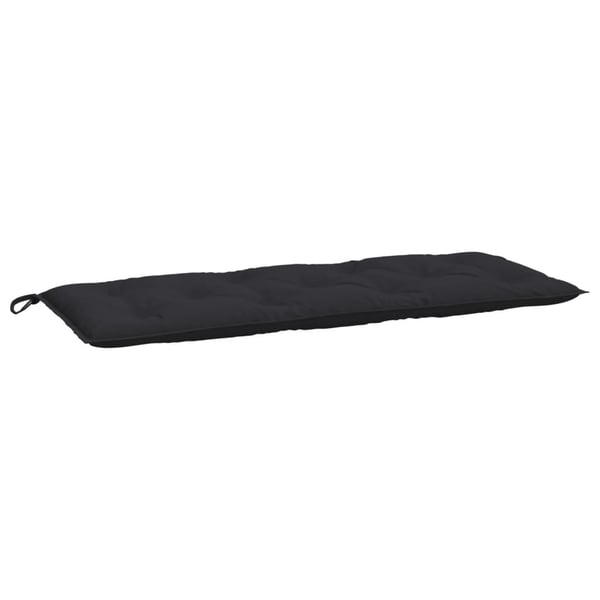 vidaXL hynder til havebænk 2 stk. 120x50x7 cm oxfordstof sort