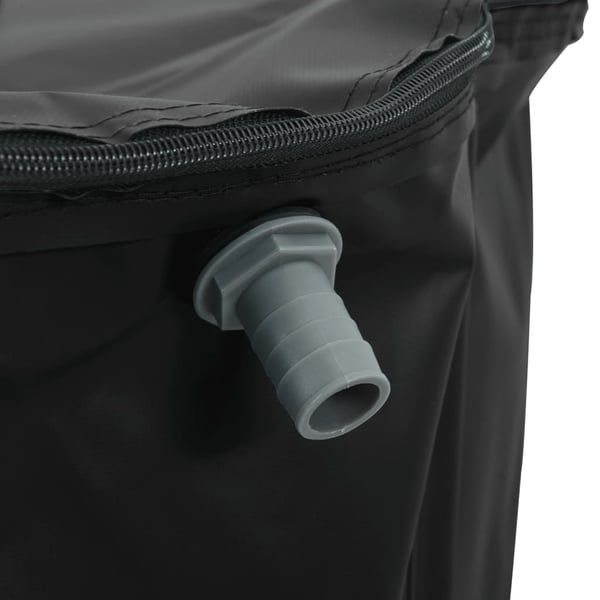 vidaXL Vanntank med kran sammenleggbar 250 L PVC