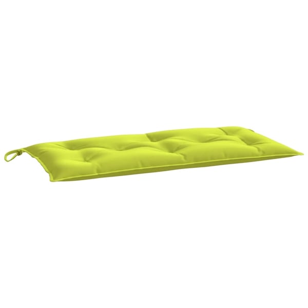 vidaXL hynder til havebænk 2 stk. 100x50x7 cm oxfordstof lysegrøn
