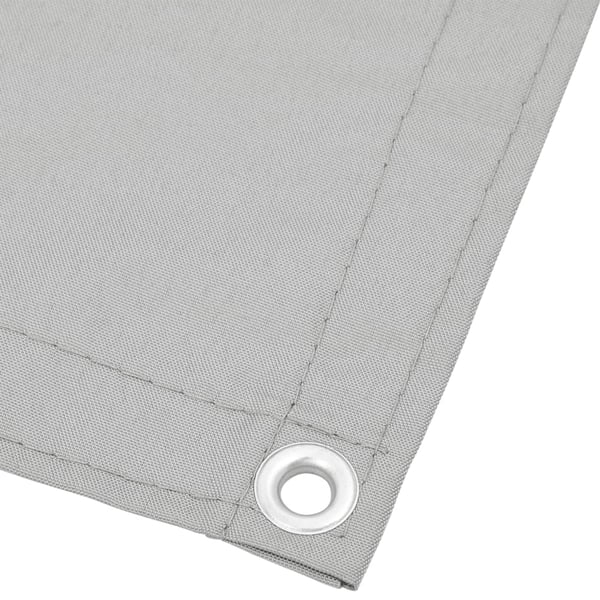 vidaXL altanafskærmning 120x800 cm 100 % polyester lysegrå