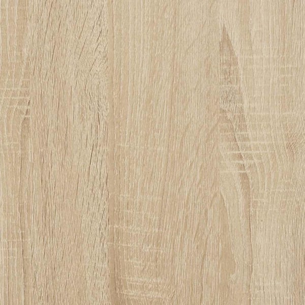 vidaXL Sengeramme uten madrass med hodegavl sonoma eik 100x200 cm