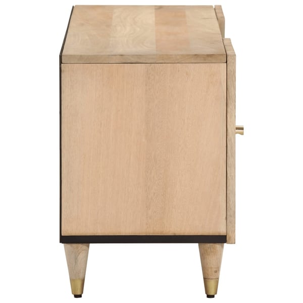 vidaXL tv-bord 105x33x46cm massivt mangotræ