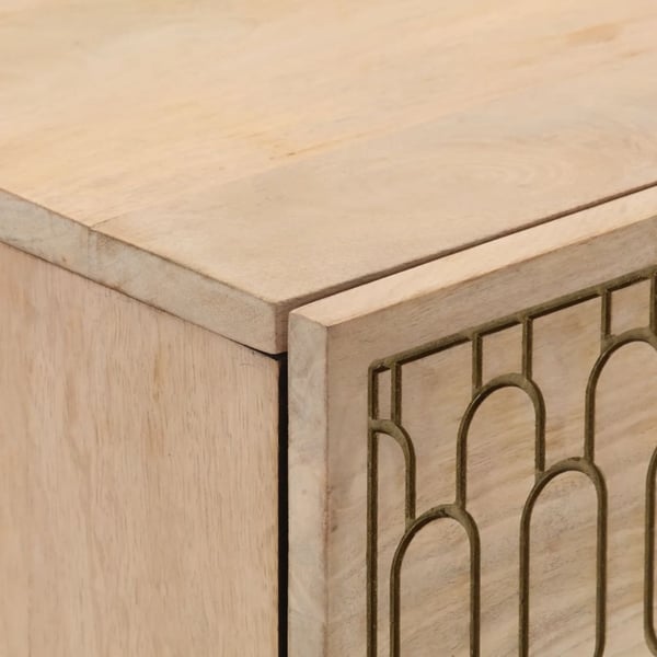 vidaXL Sideskap 60x33x75 cm heltre mango