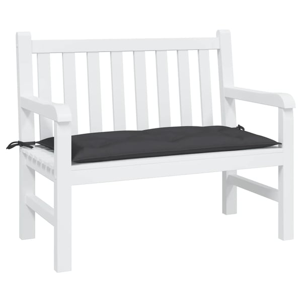 vidaXL hynde til havebænk 110x50x7 cm oxfordstof sort