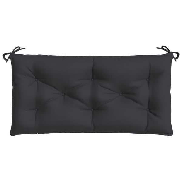 vidaXL hynde til havebænk 110x50x7 cm oxfordstof sort