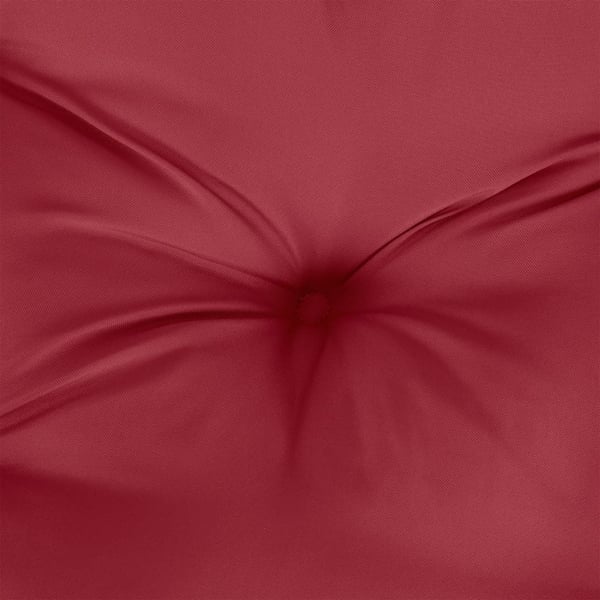 vidaXL hynde til havebænk 100x50x7 cm oxfordstof vinrød