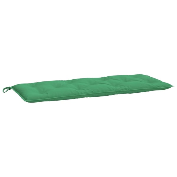vidaXL hynder til havebænk 2 stk. 120x50x7 cm oxfordstof grøn