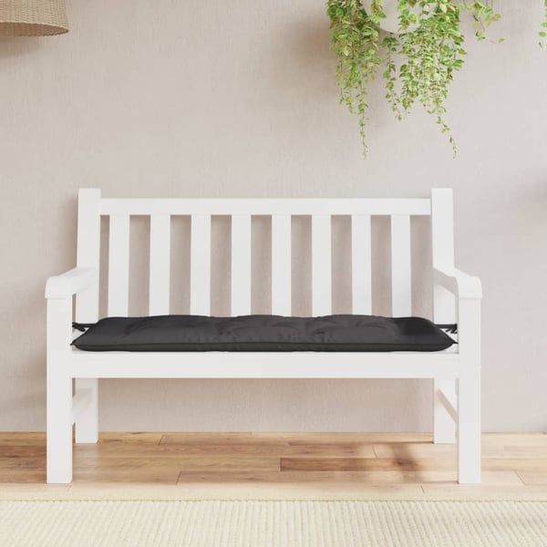 vidaXL hynde til havebænk 120x50x7 cm oxfordstof antracitgrå
